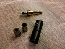 Jack Audio-Plug-Connector Solder-Adapter Shure Stereo Male Cable 3-Pole for 2mm 4mm 6mm