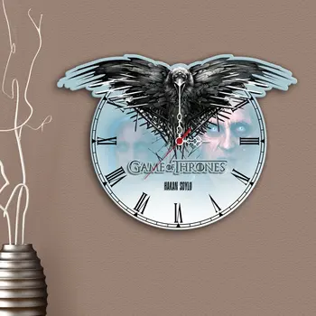 

Personalized Custom Game of Thrones Design Decorative Wooden Wall Clock-2