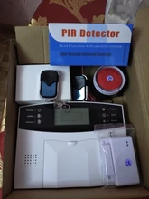 Sistema de alarma para el hogar, kit de sensor de sirena con control remoto, aplicación Android con cable e inalámbrico, LCD de seguridad, PSTN, Wifi y gsm