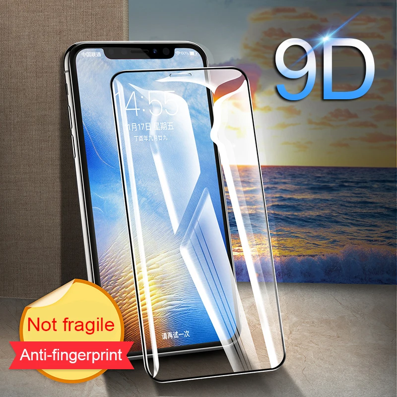 2 шт 9D закаленное стекло для iPhone 11 Pro с полным покрытием | Мобильные телефоны и