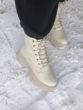 COOTELILI-Botines de punta redonda con cremallera y cordones para mujer, zapatos de moda, antideslizantes, con tacón de 5,5 cm, 2020