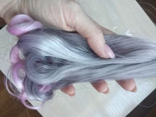 Wig-Accessories Doll-Hair Msiredoll Natural for 1/3 1/12-Gradient Color Diy 25--100cm