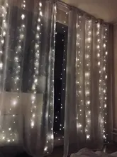 LED Garland Curtains Usb-Power-Fairy-Lights Christmas-Decoration Living-Control Remote