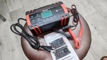 Car-Battery-Charger Lcd-Display Touch-Screen Lead-Acid Power-Charging-Wet Pulse-Repair