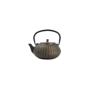 

Teapot service AERTS - 0.8 l-Cast Iron gold on black fabric
