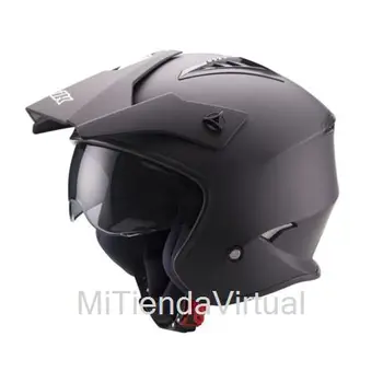 

TRIAL HELMET UNIK CT-07 MATTE BLACK WITH GLASSES SANDLOT
