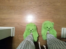 Zapatillas de casa afelpadas de oso de peluche para mujer, calzado para estar en casa, marrón, suave, antideslizante, de piel sintética, bonitas y esponjosas, Zapatillas de casa, cálido para invierno