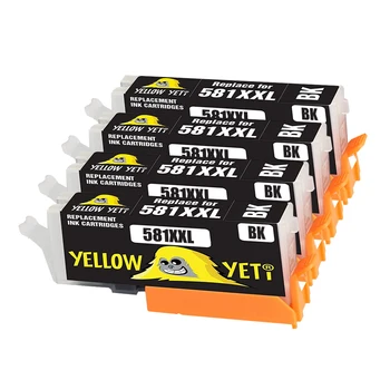 

4Black PGI580 PGI 580 CLI581 CLI 581 Ink Cartridge Compatible for Canon PIXMA TS6251 TS705 TS6151 TS6152 TS6250 TS9551C TS9150