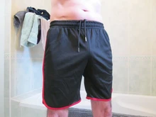 Pents Open-Crotch Opening Mens Sentiment Outdoor Sex Capris Hollowed-Out Large Double-Zipper