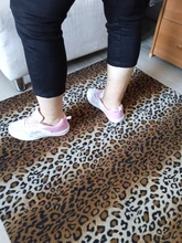 Zapatos informales transpirables para mujer, a la moda Zapatillas de malla, gruesas