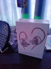 KZ EDX-auriculares dinámicos con Monitor de oído, audífonos deportivos con cancelación de ruido, auriculares con graves HIFI, 1DD, Color cristal, para ZST X
