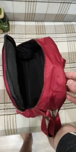 Mochila de tela Oxford antirrobo para mujer, bolso de hombro escolar, color negro y rojo, nuevo estilo, gran oferta, 2019