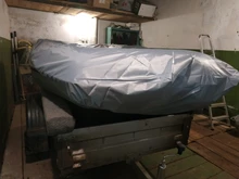 Cubierta de bote inflable para Kayak protección contra el polvo Solar UV impermeable, trajes de almacenamiento de 7,5-17 pies, 7 tamaños, cubierta de goma para bote