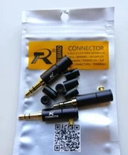 Jack Audio-Plug-Connector Solder-Adapter Shure Stereo Male Cable 3-Pole for 2mm 4mm 6mm