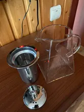 Glass Teapot Tea-Kettle INFUSER-FILTER Puer Flower Oolong Kung-Fu Heat-Resistant Stainless-Steel