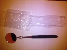 Lente de detección telescópica para coche, espejo redondo de inspección, herramienta de reparación 360, 50mm, 1 ud.