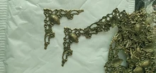Corner-Brackets Furniture-Protector Decorative Photo-Frame Bronze Metal Gold 40mm 