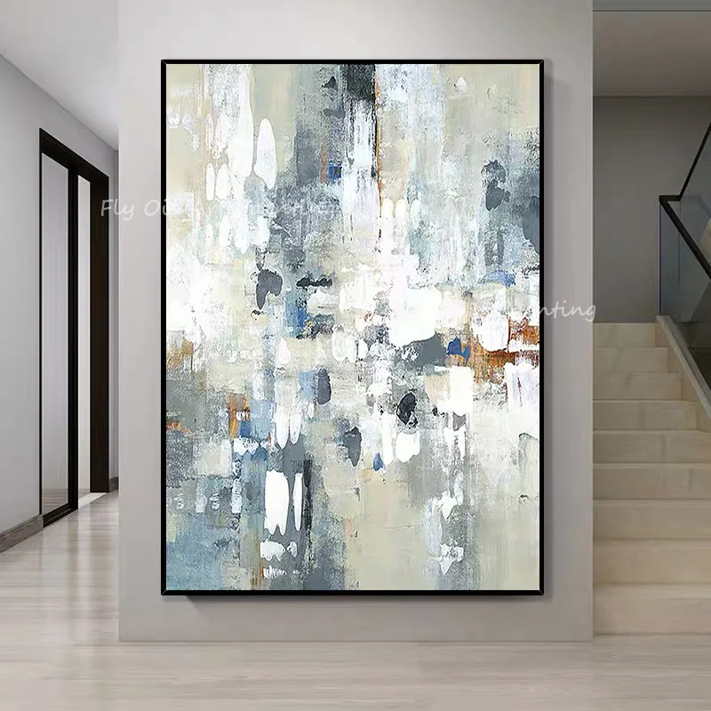 

Абстрактный пейзаж толстый Нож искусство 100% ручная работа масляный холст настенное искусство картины для дома настенное украшение без рамки