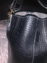 Crossbody-Bag Handbag Bucket-Bag Bags Luxury Crocodile Designer Women Brand Ansloth PU