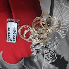 3MX3M LED Curtain Garland on The Window USB String Lights Fairy Festoon Remote Control