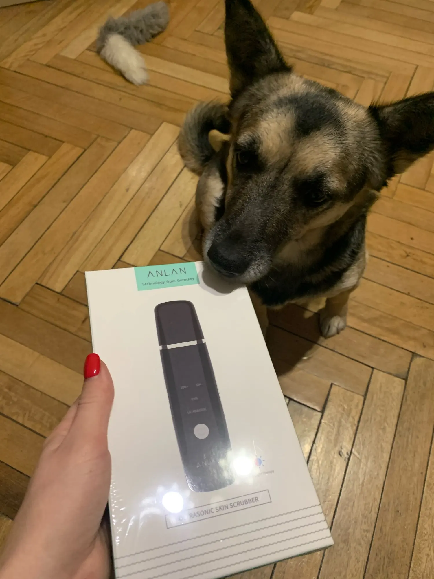 Отзыв о товаре ANLAN Ультразвуковой скрабер скруббер, ионная лопатка для чистки лица, пилинг, лифтинг для лица, удаление угрей, терапия красным светом для удаления черных точек blackhead remover узи чистка ультразвуковая чистка лица от пользователя E***a