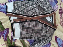 Oversize Cardigans Sweaters Checkered Plaid Colorfaith Fashionable Womens Spring Knitting