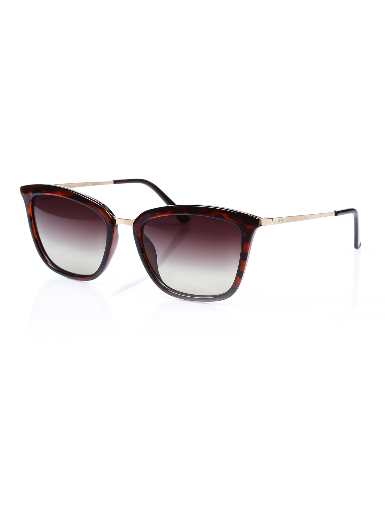 

Women's sunglasses hw 1798 02 bone Brown organic square square 56-19-141 hawk