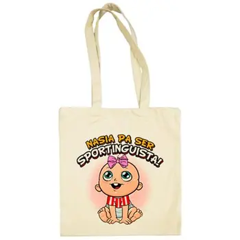 

Cloth bag born to be Sportinguista Sporting Gijón football