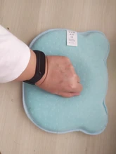 Almohada para Recién Nacido suave bebé enfermería previene la memoria de la cabeza plana cojín de espuma que forma la almohada posicionador para dormir proteger
