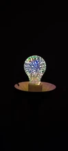 Lamp Light-Bulb Fireworks 3d-Decoration Edison Christmas-Tree Star Novelty Vintage E27 6w