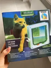 S/M/L/XL 5 colores mascotas puerta Hond gato puerta animales Gato perro puertas para mascotas suministros de puerta de plástico fácil y seguro