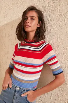 

Trendyol Striped Knitwear Sweater TWOSS20KZ0071