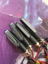 Luces LED intermitentes para motocicleta, 12 Uds., intermitente trasero, Motor de agua, intermitente, señal indicadora de parada, IP68
