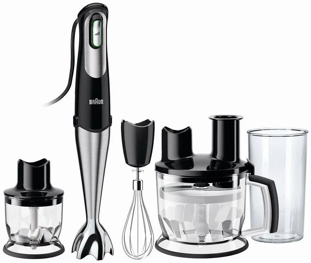 Braun MQ 785 Multiquick 7 Patisserie Plus Blender Set Kitchen Gadget 750 W Electric Blender Kit