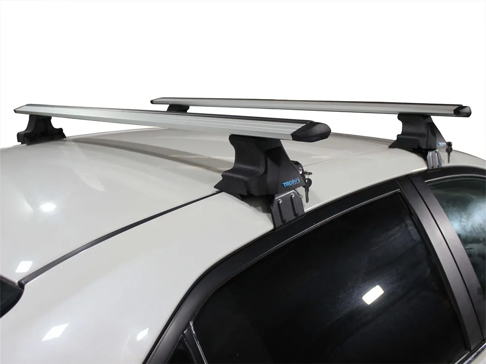 TrophyBars Roof Rack System 120cm for Skoda Octavia A5 1Z 2005-2012 Anti-Theft Lock Mechanism Anti-Corrosion top Luggage Carrier |