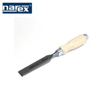 Стамеска плоская с деревянной(светлой) ручкой 22 мм, NAREX