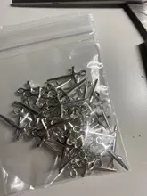 50 Uds Charms espada daga 21x10mm hecho a mano artesanía Fabricación de colgantes fit, color plata tibetana Vintage, DIY para pulsera collar