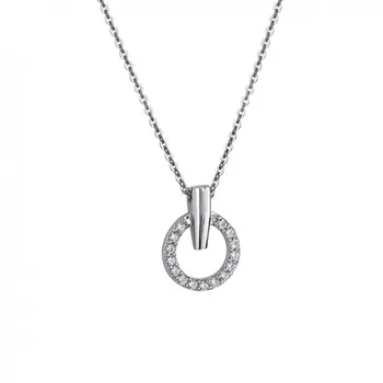 

Lotus Silver Pendant in sterling Silver with zircons LP1523-1/1