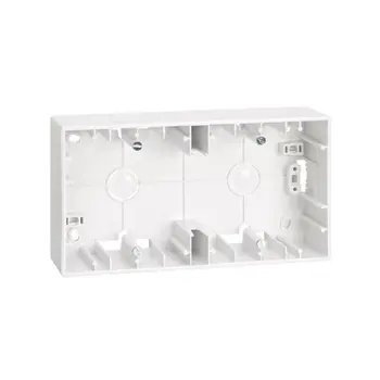 

Caja de superficie para 2 elementos Simon 27 Blanco