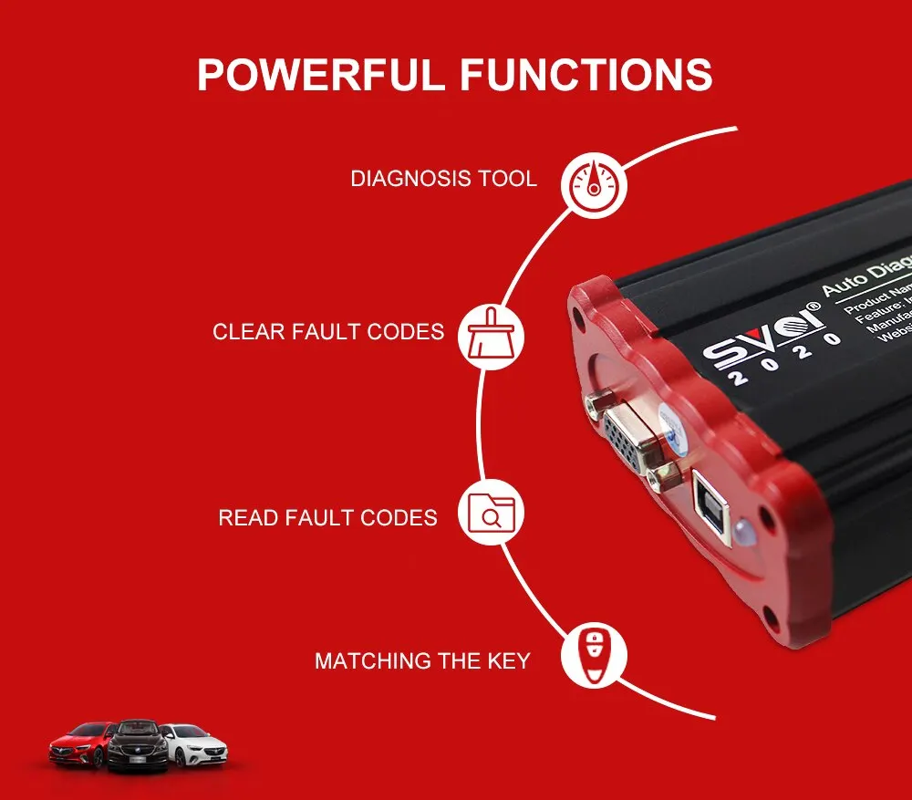 FVDI SVCI 2020 V38.1 OBD2 Key Programmer