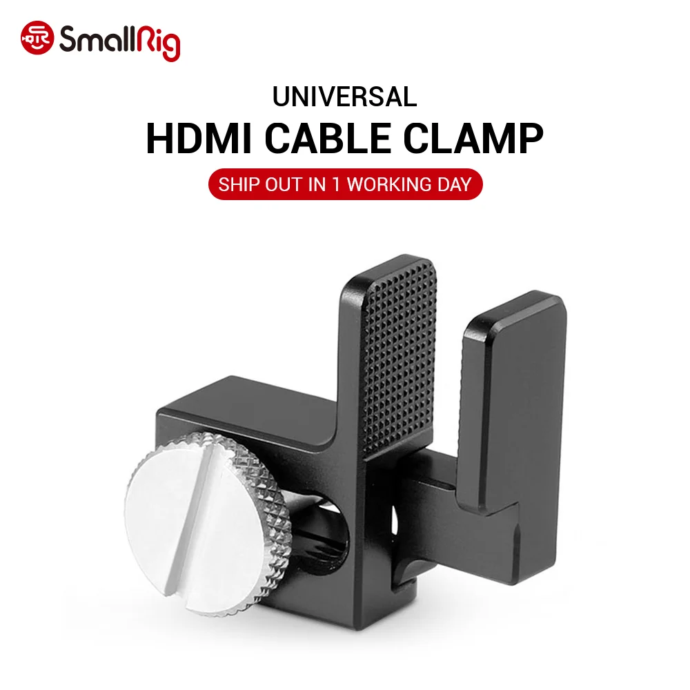 Зажим для цифровой зеркальной камеры SmallRig зажим кабеля HDMI совместимый с клеткой