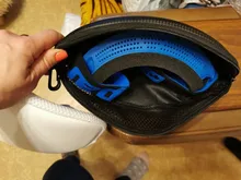 Funda protectora de gafas para esquiar en la nieve (sin gafas), Estuche Duro con cremallera