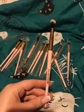 Makeup-Brushes Powder Eyeshadow Eyelash-Eyebrow Blending-Eyeliner Pink Beauty MAANGE