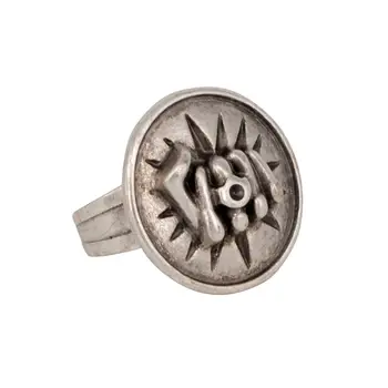 

Women's ring oversized round (55031)