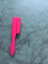 1PC cepillo de pestañas plegable rizador de belleza maquillaje para pestañas separador de Metal cepillo de pestañas peine belleza maquillaje cosmético herramienta portátil