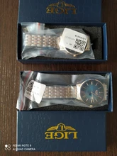 LIGE-Reloj de lujo con correa de acero dorado rosa para mujer, accesorio de pulsera resistente al agua, de marca superior