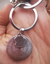 Llavero personalizado con foto de perro, colgante de cristal de perro y amor, Mini llavero de corazón, llave de coche, regalo de recuerdo