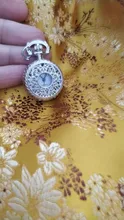 Reloj de bolsillo de cuarzo Vintage para mujer, de aleación, con orificios de flores, suéter, cadena, collar, colgante, reloj, regalos TT @ 88