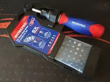 WORKPRO 32 in 1  6X Speed Screwdriver with Bits Set Home Repair Tool Free Shipping