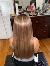 Hueso recto Highligh mechones con cierre brasileño extensiones de pelo ondulado mechones con cierre extensiones de cabello humano mechones con cierre cabello Remy